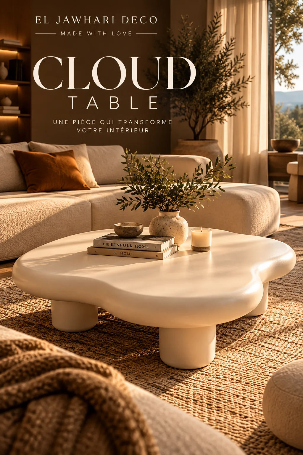 Cloud Table Luxe - BOIS MDF