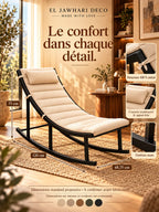 Chaise Longue à Bascule — L’Élégance au Rythme de la Détente