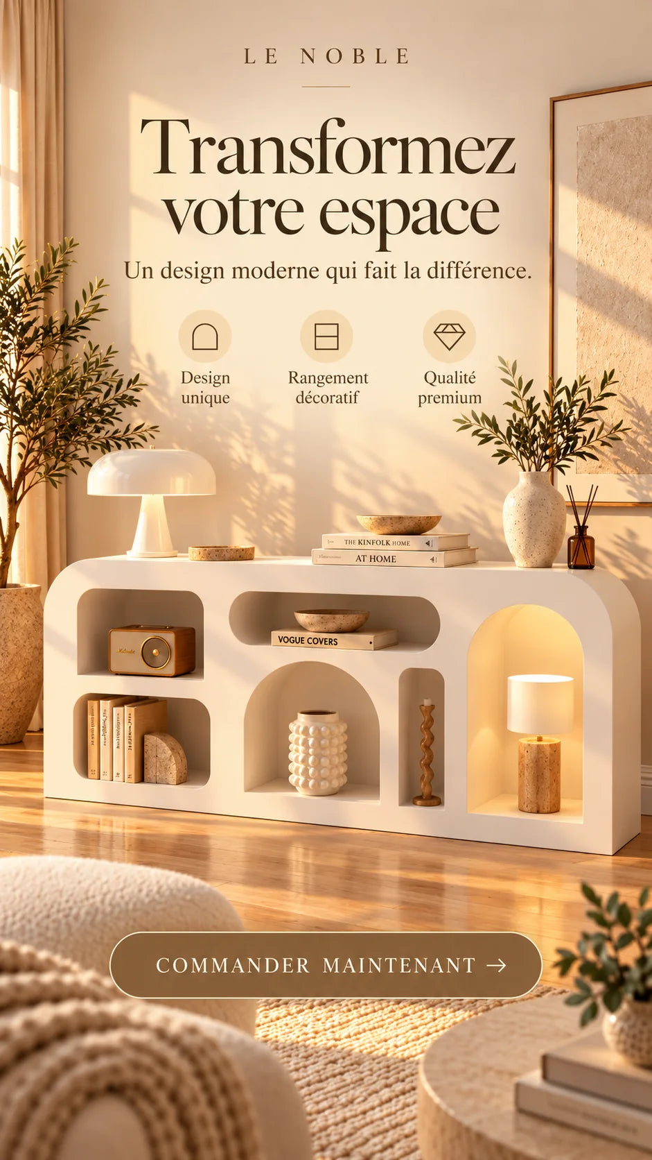 Un meuble TV qui devient une vraie pièce de décoration ✨