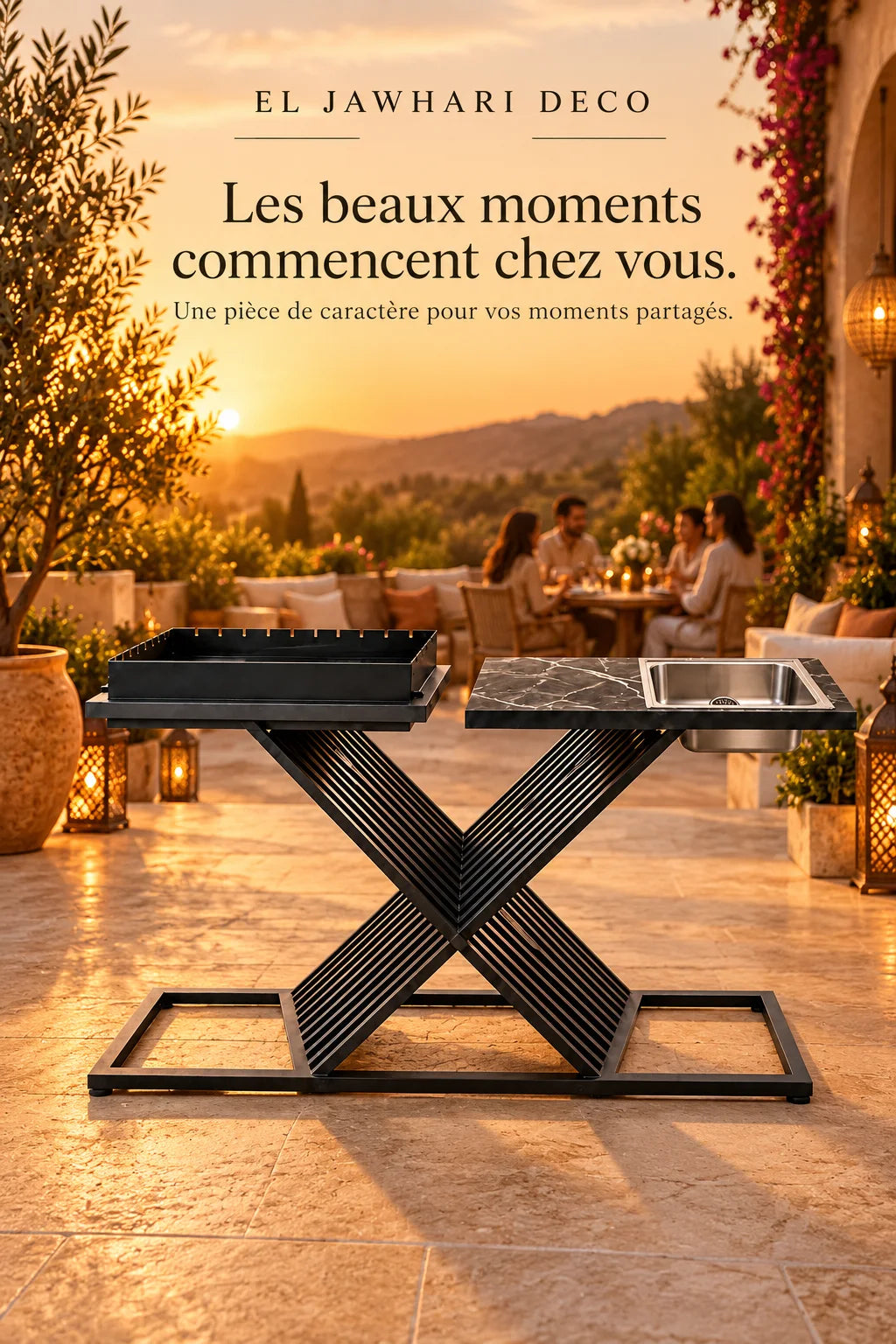 🔥 Le barbecue devient une véritable pièce de design !