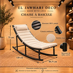 Chaise Longue à Bascule — L’Élégance au Rythme de la Détente