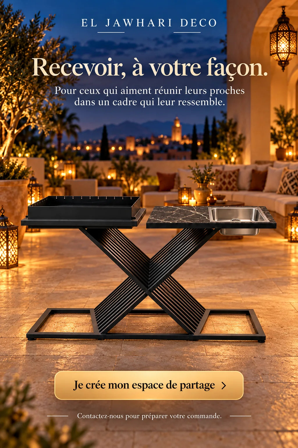 🔥 Le barbecue devient une véritable pièce de design !