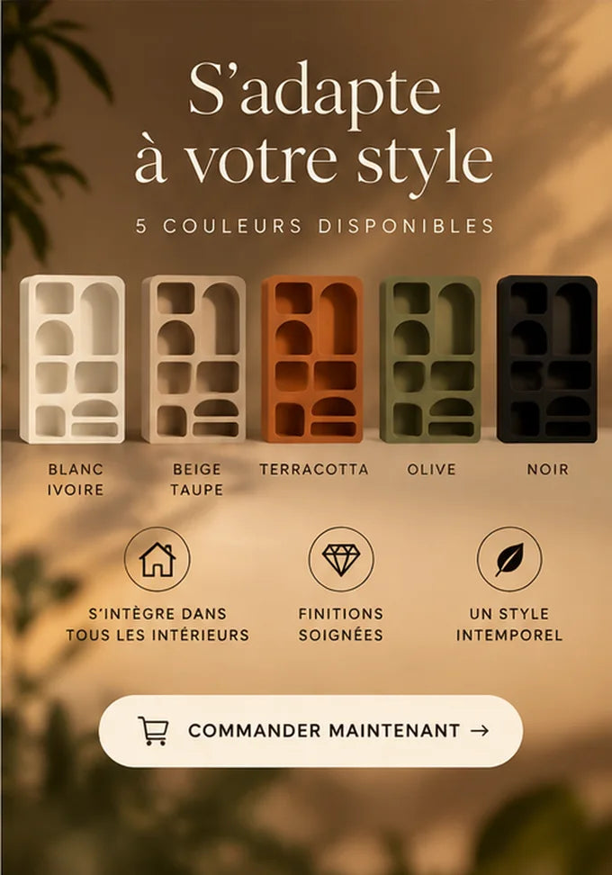 Bibliothèque minimaliste luxe